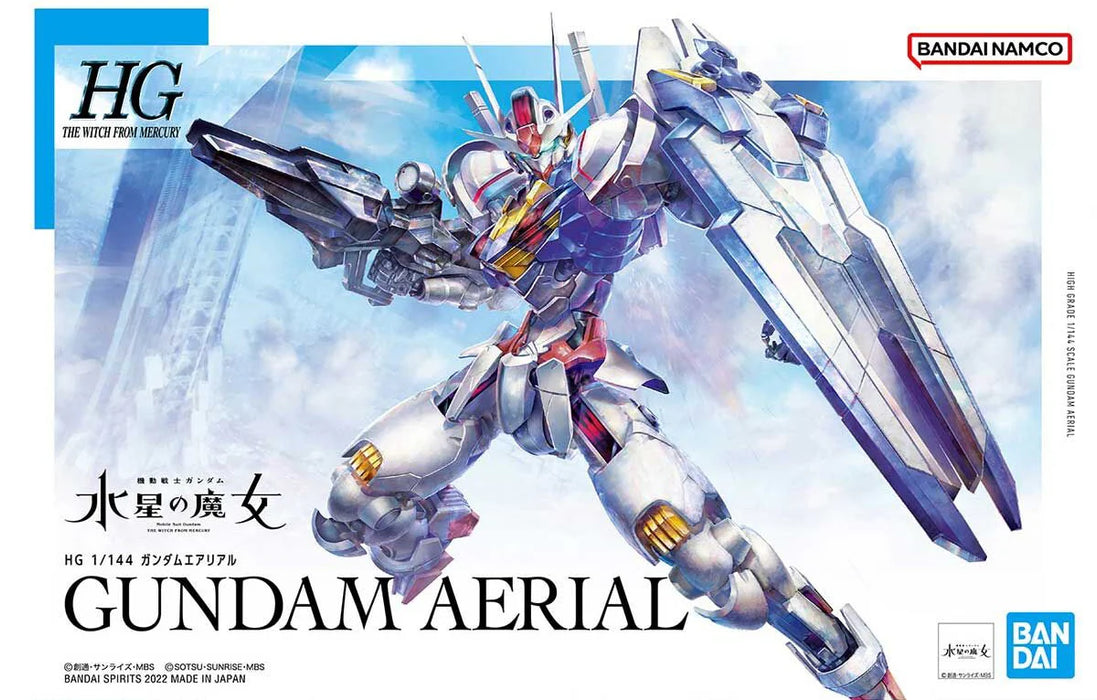 Bandai 2593849 1/144 HG #03 Gundam Aerial Rebuild Mobile Suit (The Witch from Mercury)