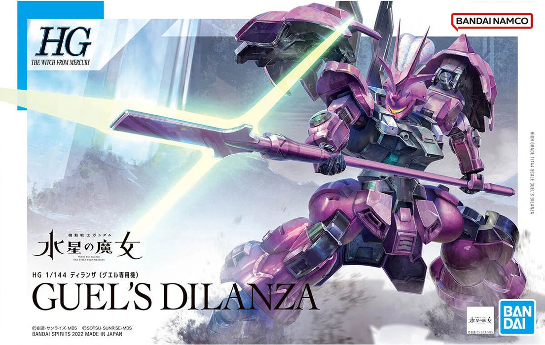 Bandai 2604765 1/144 HG #04 Guel's Dilanza Mobile Suit Gundam (The Witch from Mercury)