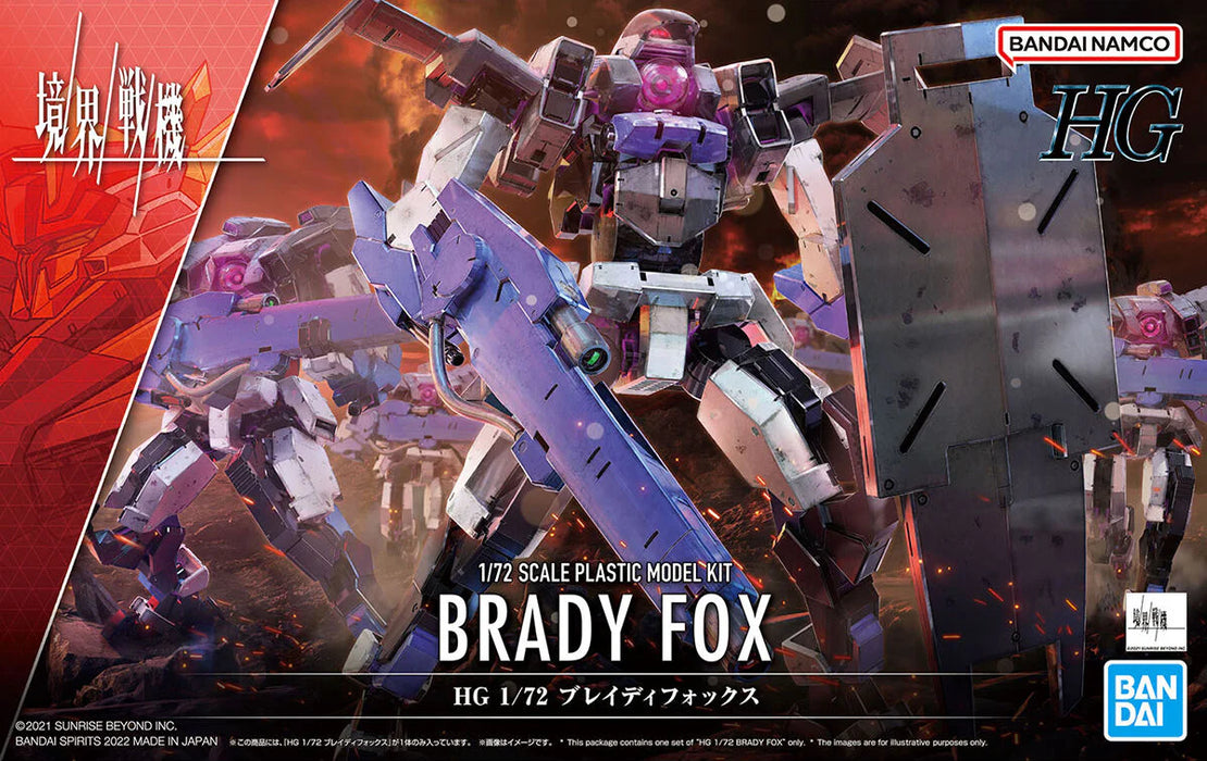 Bandai 2605140 HG 1/72 #12 BRADY FOX "AMAIM Warrior of the Borderline" Model Kit