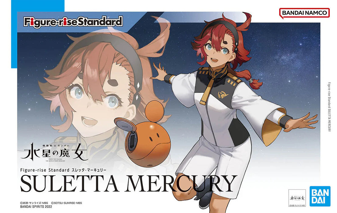 Bandai 2617086 Suletta Mercury "Gundam Witch From Mercury" Figure-Rise Standard