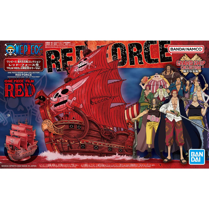 Bandai 2631293 One Piece Grand Ship Collection #04 Red Force (Film Version)