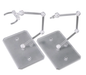 Bandai 2642195 Clear Action Base 6 Display Stand for Small Scale Models