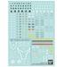 Bandai 2648697 30MM Waterslide Decals Multiuse 2 (30 Minutes Missions)