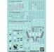 Bandai 2652658 GD-133 Mobile Suit Gundam Waterslide Decals Multiuse 1 (The Witch From Mercury)