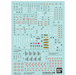Bandai 2653313 GD-138 God Gundam/Burning Gundam Mobile Suit Waterslide Decals