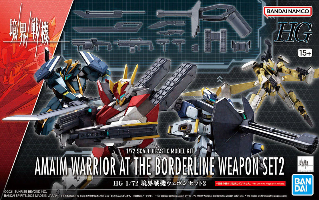 Bandai 2654294 HG 1/72 Weapon Set 2 "AMAIM Warrior of the Borderline"