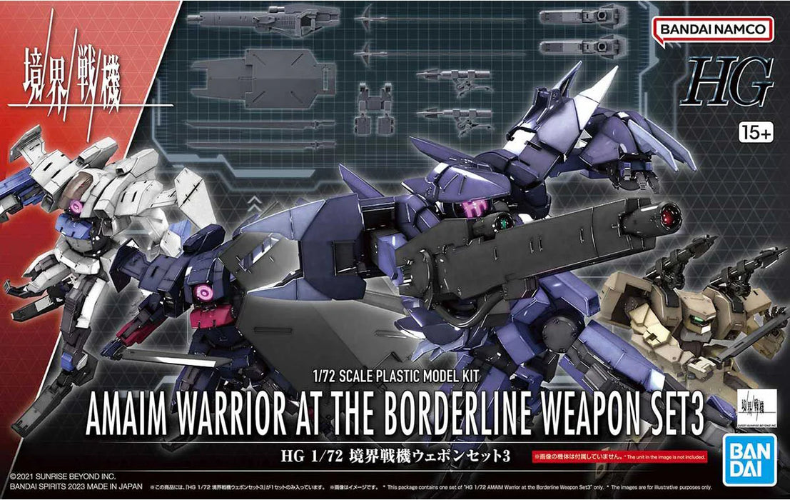 Bandai 2654296 HG 1/72 Weapon Set 3 "AMAIM Warrior of the Borderline"