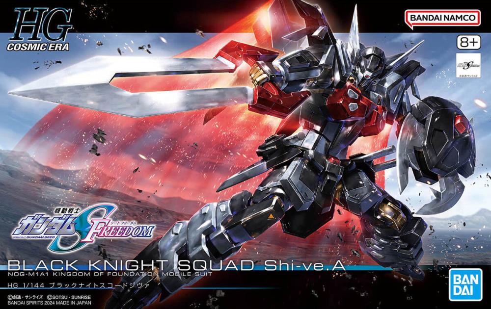 Bandai 2654675 1/144 HG CE #247 #245 Black Knight Squad Shi-ve.A Gundam Mobile Suit SEED Freedom