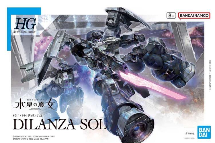 Bandai 2661362 1/144 HG #21 Dilanza Sol Mobile Suit Gundam (The Witch from Mercury)