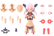 Bandai 2661381 30MS Option Parts Set #08 Scout Costume (Color C) Accessory Kit (30 Minutes Sisters)