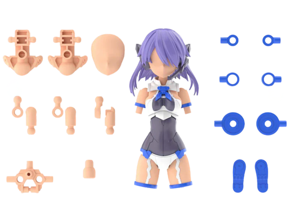 Bandai 2661383 30MS Option Parts Set #09 Commander Costume (Color C) Accessory Kit (30 Minutes Sisters)