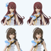Bandai 2684662 30MS Option Hair Style & Face Parts (Tenka Osaki & Chiyuki Kuwayama) Idolmaster/30 Minutes Sisters