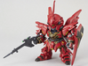 Bandai 2688285 SD UC Gundam EX-Standard #13 Sinanju Gundam Mobile Suit