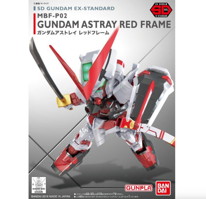 Bandai 2688333 SD Gundam EX-Standard 07 Gundam Astray Red Frame Mobile Suit (Gundam SEED)