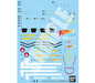 Bandai 2691356 HG Macross YF-19 Custom Fire Valkyrie Waterslide Decal Sheet