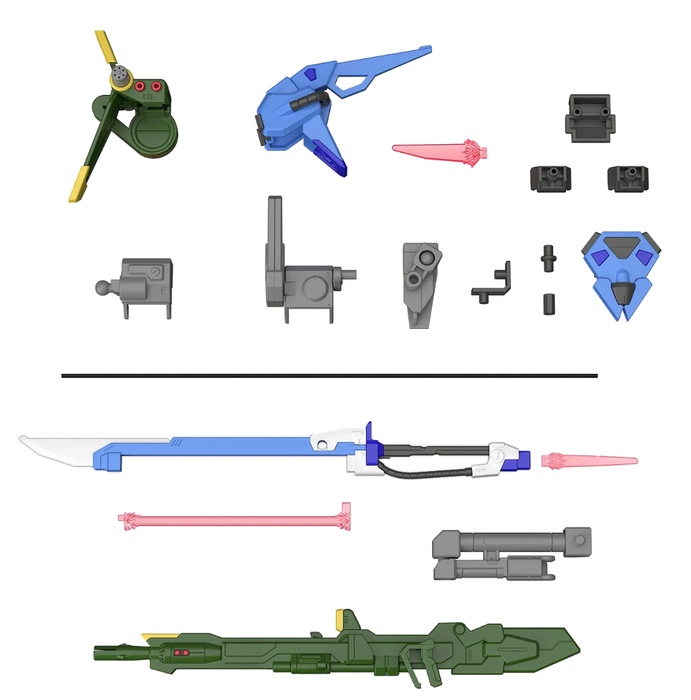 Bandai 2695886 1/144 Gundam SEED Freedom Option Parts Set #02 Launcher Striker & Sword Striker