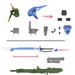 Bandai 2695886 1/144 Gundam SEED Freedom Option Parts Set #02 Launcher Striker & Sword Striker