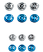 Bandai 2696191 1/144 HG/30MM Customize Material 3D Lens Stickers 2