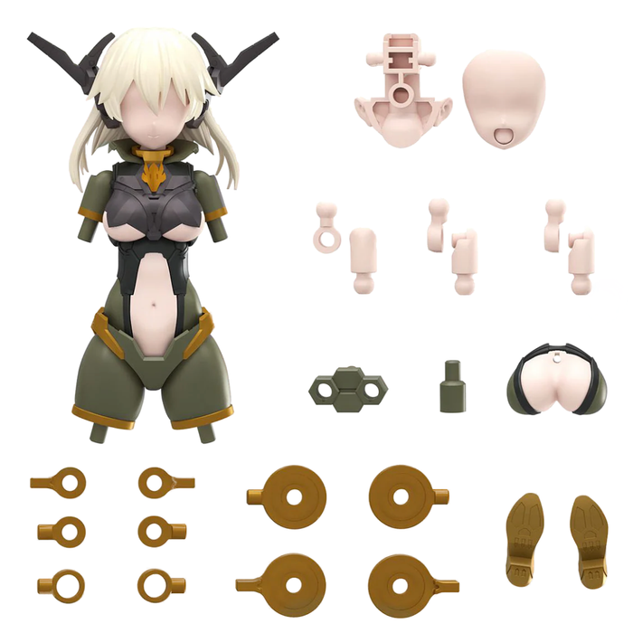 Bandai 2700396 30MS Option Body Parts #13 Option Parts Tactical Costume (Color B) Accessory Kit (30 Minutes Sisters)