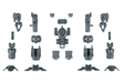 Bandai 2704788 30MM Option Parts Set #16 Grey Arm/Leg Unit 1 "30 Minutes Missions"