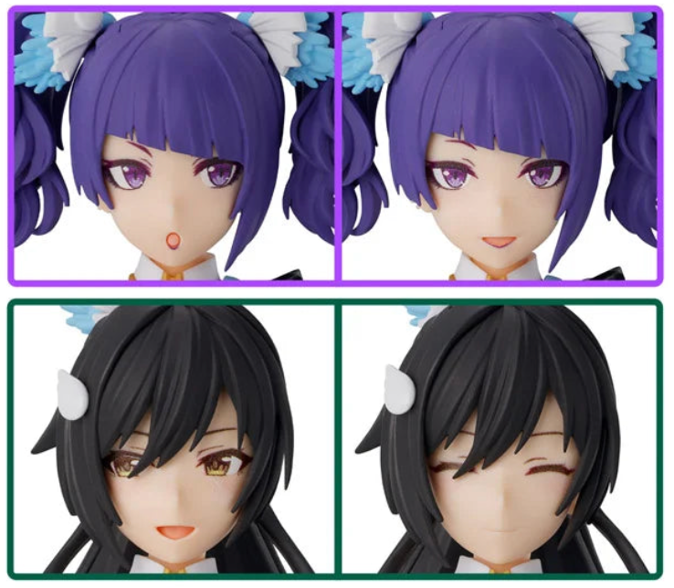Bandai 2707663 30MS Option Hair Style & Face Parts (Mamimi/Sakuya) Accessory Kit (30 Minutes Sisters)