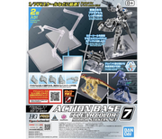 Bandai 2723566 Action Base 7 (Clear) with Mirrors Stickers