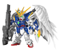 Bandai 2723581 MGSD XXXG-00W0 Wing Gundam Zero EW Mobile Suit Endless Waltz
