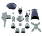 Bandai 2723588 30MF Liber Viking "30 Minutes Fantasy" Class Up Armor Accessory Kit