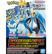 Bandai 2730253 Pokemon Empoleon Evolution Set Model Kit
