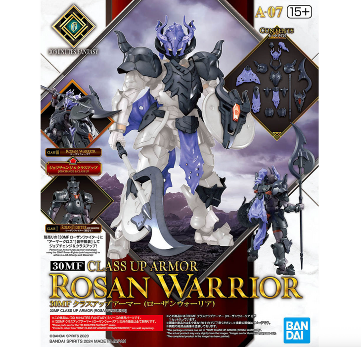 Bandai 2733971 30MF Rosan Warrior "30 Minutes Fantasy" Class Up Armor Accessory Kit