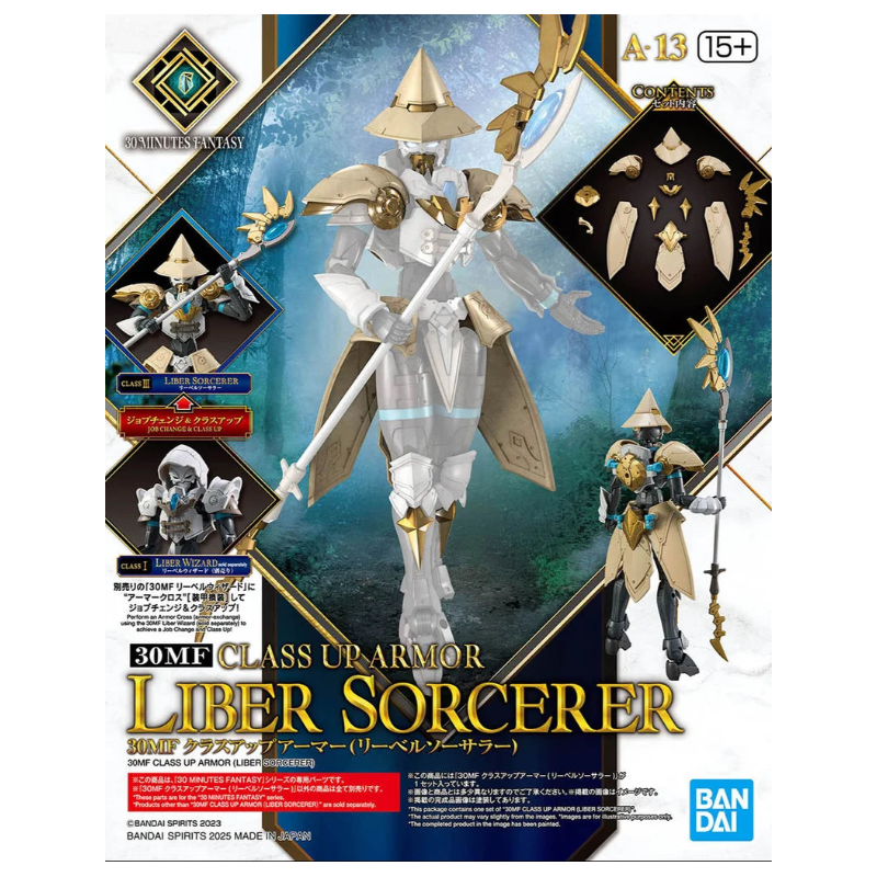 Bandai 2733985 30MF A-13 Liber Sorcerer Class-Up Armor Set "30 Minutes Fantasy"