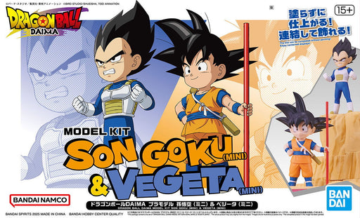 Bandai 2750939 Dragon Ball Z - Daima Son Goku & Vegeta Mini Model