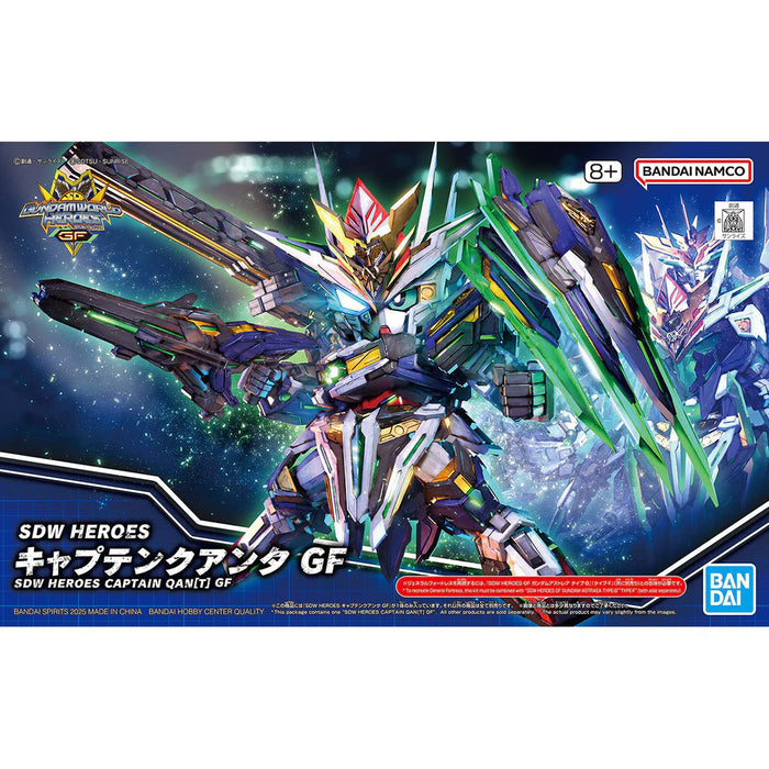 Bandai 2753061 1/144 SD World Heroes GF Gundam Captain Qan[T] Mobile Suit