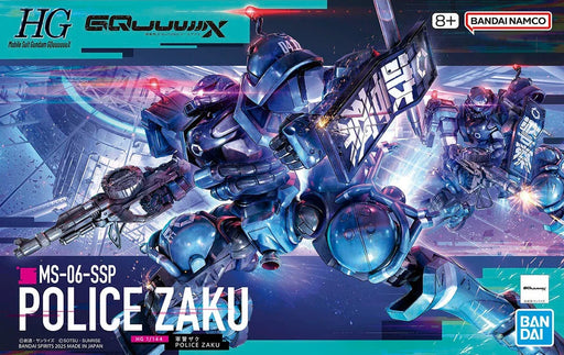 Bandai 2759290 1/144 HG GQuuuuuuX #02 Police Zaku Gundam Mobile Suit