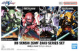 Bandai 2761645 BB Senshi ZGMF Zaku Gundam Mobile Suit Set