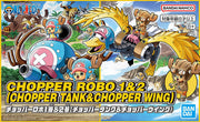 Bandai 2766726 One Piece Chopper Robot #1 & #2 Tank & Wing