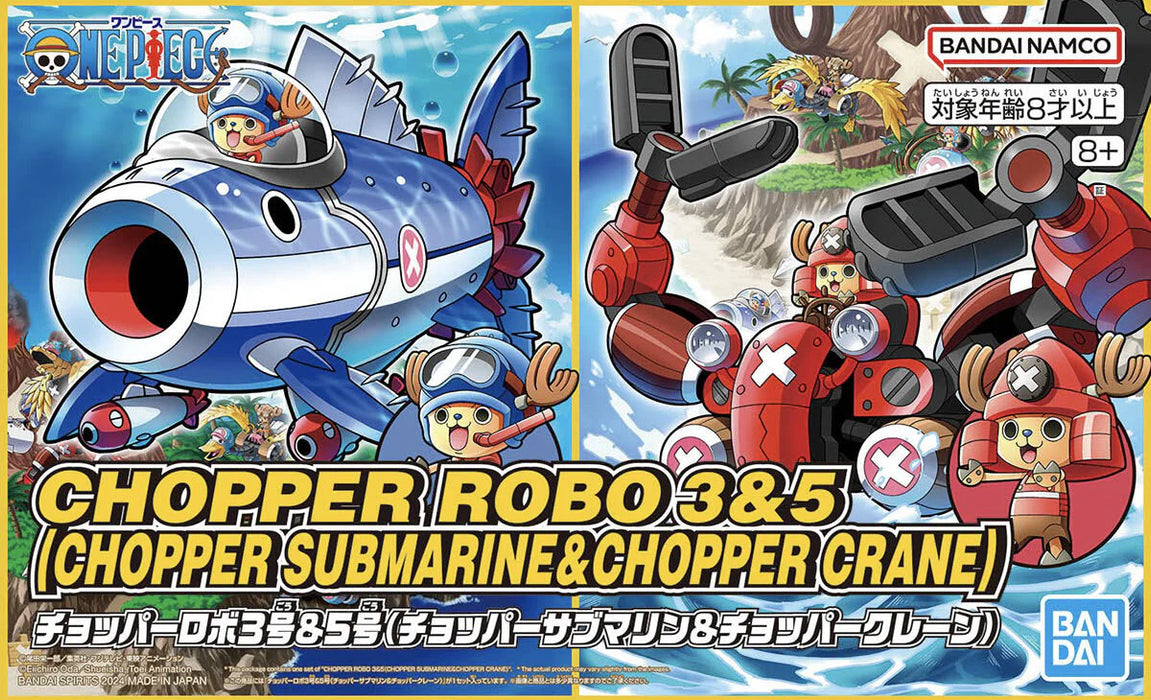 Bandai 2766727 One Piece Chopper Robot #3 & #5 Sub & Crane