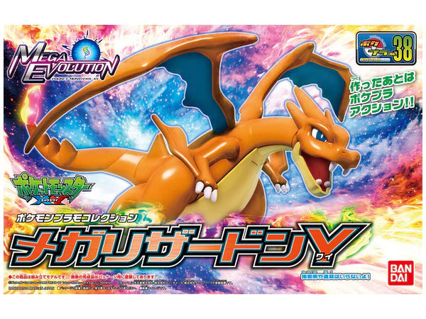 Bandai 2780777 Pokemon #38 Mega Charizard Y Model Kit