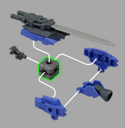 Bandai 2794146 1/144 30MM Customize Material (Ex Jointcore Cube) "30 Minutes Missions"