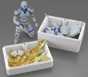 Bandai 2815146 Action Base 7 and Option Box 1 (White)