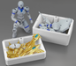 Bandai 2815146 Action Base 7 and Option Box 1 (White)