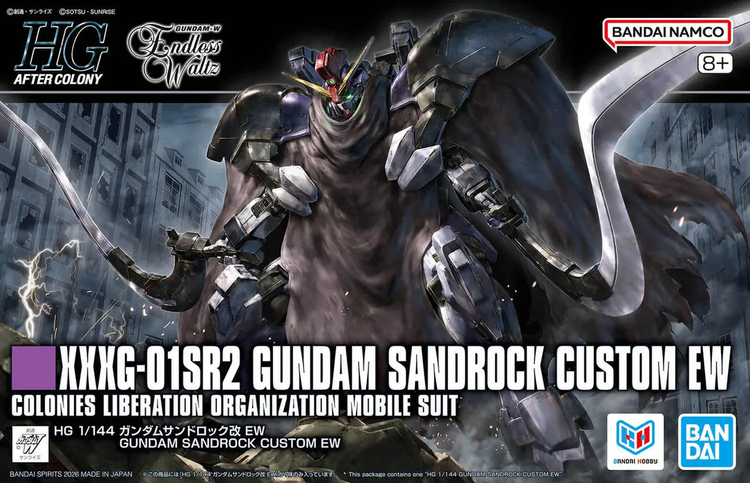 Bandai 2825327/5072542 1/144 HG XXXG-01SR2 Sandrock Custom EW Mobile Suit Gundam Wing Endless Waltz
