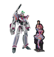Bandai 2826483 1/100 HG VF-31C Siegfried (Mirage Farina Jenius Use) "Macross" Deluxe Set