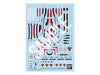 Bandai 2844657 HG Macross VF-25F Messiah Valkyrie (Alto Custom) Waterslide Decal Sheet