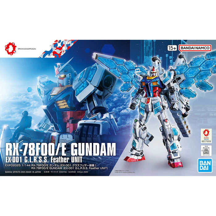 Bandai 2856816 1/144 RX-78F00/E (EX-001 G.L.R.S.S. Feather Unit) Gundam Mobile Suit
