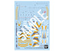 Bandai 2859011 HG Macross VF-31C Siegfried (Chuck Mustang) Waterslide Decal
