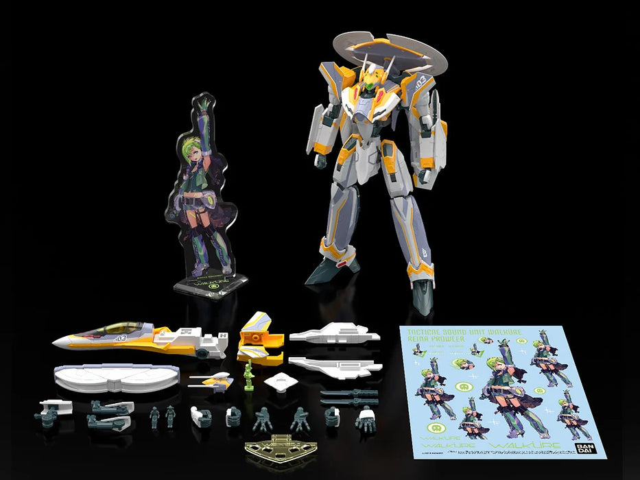 Bandai 2859012 1/100 HG VF-31E Siegfried (Chuck Mustang Use) "Macross Delta" Deluxe Set