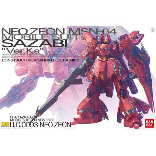 Bandai 5055457 1/100 Master Grade Series MSN04 Sazabi Ver. Ka UC0093 Neo Zeon