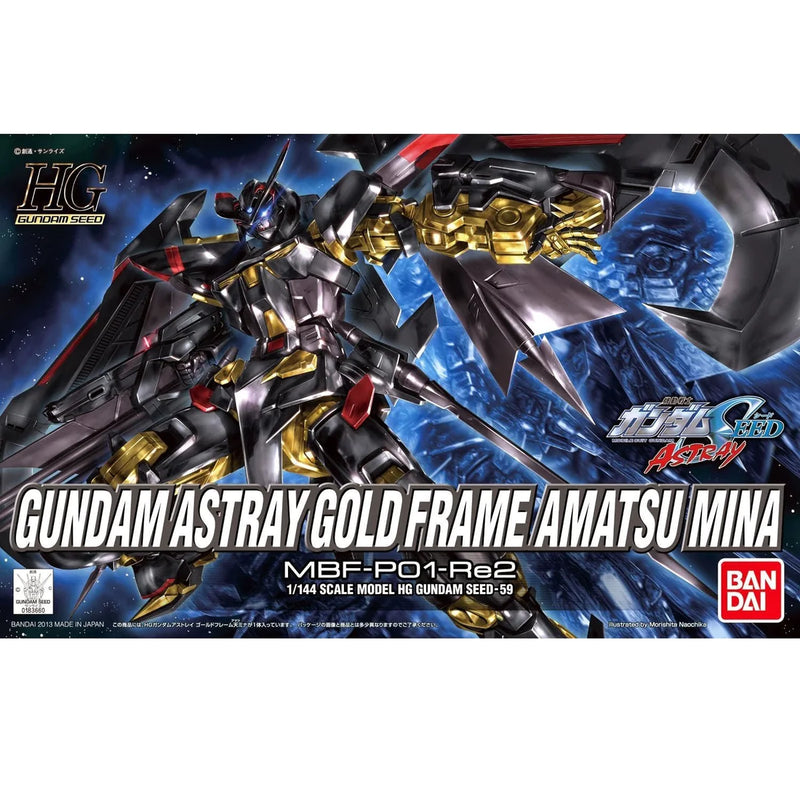 Bandai 5057591 1/144 HG Gundam Astray Gold Frame Amatsu Gundam Seed Frame Astrays #059