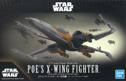 Bandai 5058312 1/72 Star Wars Poe's X-Wing Fighter Model Kit